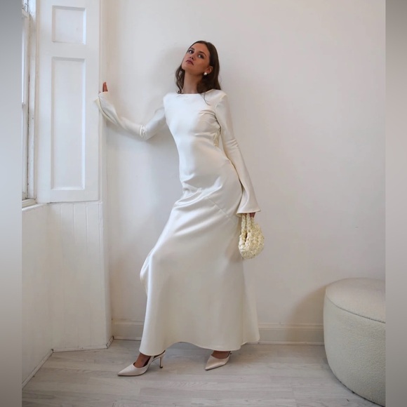 Olivia Rose the Label Eden Dress in Champagne - Picture 9 of 12